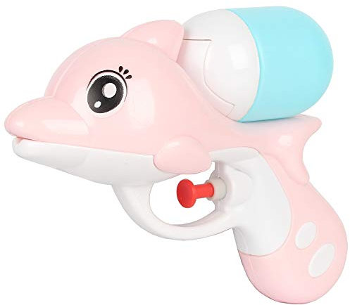 FeiWen Water Gun for Kids Children's Cartoon Super Squirt Guns Water Water Squirt Toy Kids Adults Multicolor Squirt Gun Summer Toy (Baby dolphin 5.5in)