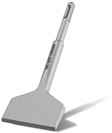 Monkey King Bar SDS - Scalpello per piastrelle SDS Plus, 165 x 75 mm, scalpello angolato piegato, raschietto SDS, strumento di rimozione piastrelle per pareti e pavimenti