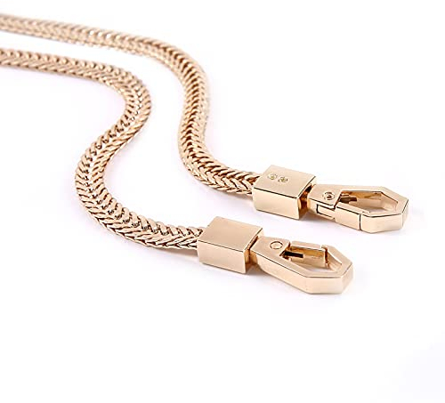 Flach Geldbörsen Kette Taschenkette Schulterriemen Schultergurt Handtaschen Riemen 120 cm (Glänzendes Gold)