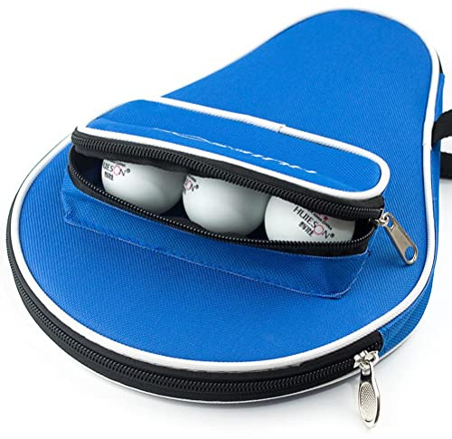 Dan&Dre Tischtennisschläger-Set, Paddel Tragetasche mit Ballaufbewahrungstasche Tischtennisschläger Hülle Wasserdichter Innenfutterschutz
