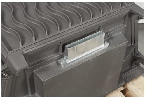 KRATKI Presa D'aria Fredda Esterna Per Inserti Per Caminetti Con Base In Ghisa Supporta La Combustione Tramite Alimentazione Di Aria Fresca Dall'esterno