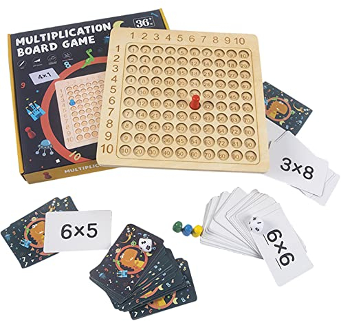 Multiplikationsbrett Multiplikationstafel 1x1 Lernen Spiel, Schulbedarf 1 Klasse Lernspiele Ab 6 Jahre Lehrerbedarf Schulanfang Mädchen Dobble Double Spiel Hausaufgabenheft Grundschule Montessori