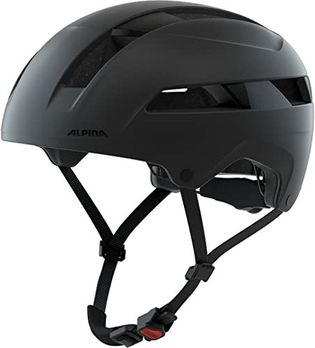 ALPINA Soho, Casco da Bicicletta Unisex Adulto, Nero Opaco, 59-61