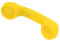 Wireless Retro Telephone Handset, Mobile Phone Radiation Proof Rechargeable Bluetooth Cordless Handset Receiver (Yellow)