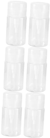 minkissy 6 Stk leerer Flüssigkeitspumpspender reise tonerflasche Gesichtsreiniger Lotion Gesichtscreme tragbare Reiseflasche Reise-Make-up-Flasche Kosmetik Container Waschmittel reisen Weiß