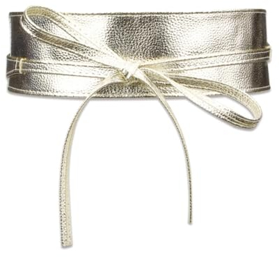 ZKGYUS 1 Stück Damen-Gürtel, Damen Taillengürtel, Breiter Wickelgürtel Obi Gürtel zum Schnüren Hüftgürtel Bindegürtel