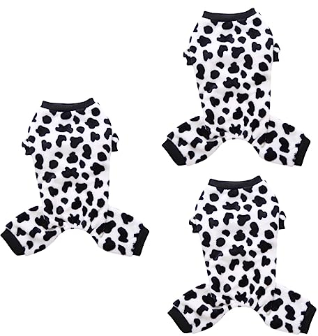 BESPORTBLE 3pcs Dog Cool Coats Harness Vest Polyester Pet Clothing Warm Dog Jacket for Autumn Winter Fashion Vintage Pet Costume