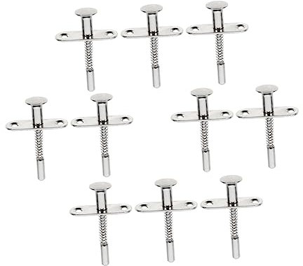 Artibetter 20stücke Teiliges Federbelastete Riegel Aus Edelstahl Für Babybetten Universelle Türverriegelung Installieren Und Langlebig Für Möbel Und Holzprodukte