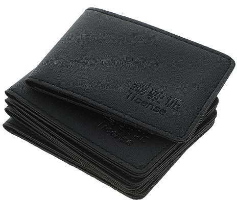 DIYEAH 10pcs Drivers License Holder Car Registration Insurance Card Pouch Credit Holder for Women Men