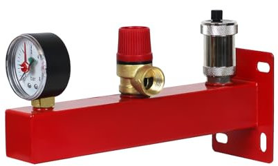 ENVIRON - Gruppo di sicurezza della caldaia | Gruppo di sicurezza con manometro, valvola di sicurezza, sfiato rapido (tipo 2)