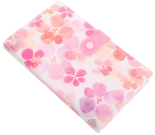 FRCOLOR Livre De Présentation D'autocollants Pour Ongles Format A4 Affichage Individuel Pour Nail Art Professionnel Et Amateur Salon Manucure Diy Rangement Robuste