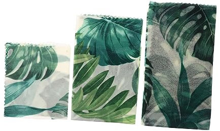 HAPINARY 3er Packung Bienenwachs Wraps Lebensmittelverpackungspapier Bienenwachs-lebensmittelhalter Wachspapier Für Selbstgemachtes
