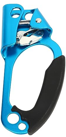 Grcfumo Bloqueador de Mano para Alpinismo y Escalada, Equipo para Descenso en r¨¢Pel en ¨¢rboles y arboristas, Bloqueador de Cuerda de aleaci¨®n de Aluminio para Cuerda de 8 13 mm