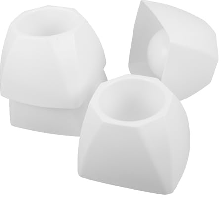 BESTOYARD 4 Piezas Base para Cepillo De Baño De Soporte De Plástico Blanco para Cepillos De Inodoro Accesorios De Baño para Uso El Hogar y
