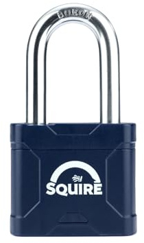 Squire Stronglock™ Plus 45/1.5 Laminated Padlock 45mm Long Shackle – Heavy-Duty Security Lock with Hardened Steel Shackle – Weather-Resistant – Ideal for Gates, Chains, Sheds & Lockers