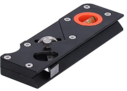 Pialla per Smussi in Legno Manuale 15,5cm Nero - Lama in Acciaio Carbonio Affilata, Regolazione Profondità per Rifilatura e Sgrossatura Precisa - Utile per Falegnami e Hobbisti