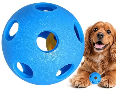 Palla Snack Cani Interattiva con Campanello in Forata