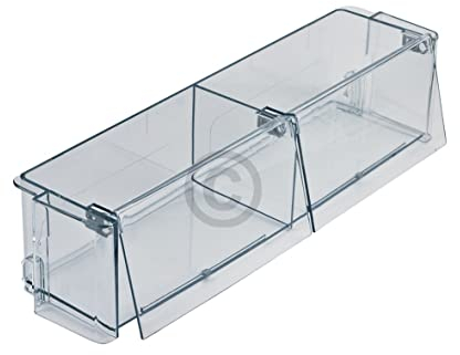 Vano portaoggetti compatibile con SIEMENS 00705208, scomparto per burro, 425 x 100 mm, con alette per porta del frigorifero