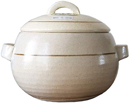 OQHAIR Casseruola, Casseruola Antiaderente con Manico Laterale Rivestito per Stufatura Gas Induzione Elettrica Compatibile Cucina in Pietra u con Coperchio Cucina in Terracotta u (Color :