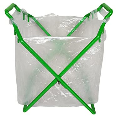 CULPRT Spazzatura da Spazzatura Esterno Spazzatura a Portata Di Plastica Scaffale per Spazzatura per Spazzatura Bidone Cestino Lattina Di Cestino/Verde/29,8 * 22,5 cm