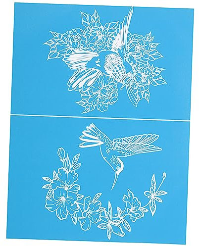 HAPINARY 1 Blatt Siebdruck-Vorlage tragbare Zeichenschablone - schablonen Gaze praktische Siebdruckschablone Tragbare Siebdruckschablone waschbar das Schild