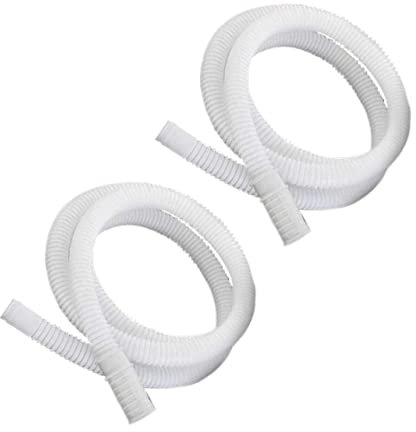 IWOWHERO 2pcs Universal 5M Extension Water Hose for Air Conditioner Washing Machine Sturdy Flexible Drain Pipe for Kitchen