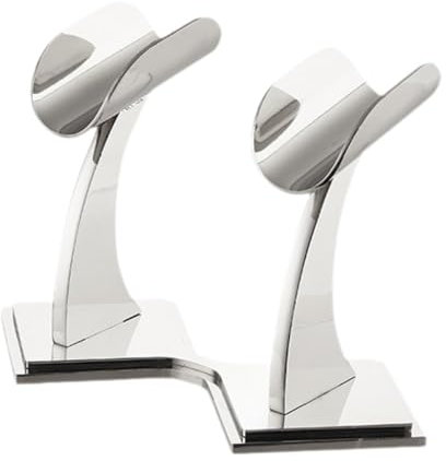 MagiDeal Soporte de micrófono de Mesa, Soporte para micrófono, Organizador de Almacenamiento de micrófonos liviano y portátil, Soporte para micrófono para, Plata