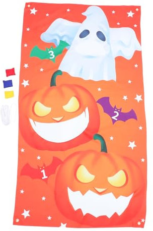 Abaodam 1 Set Halloween Banner Sandsäcke Sandsack Flagge Party Banner Hängebanner Wurfspiel Banner Dekoratives Banner Requisiten Banner Festival Banner Oxford Stoff Bunt