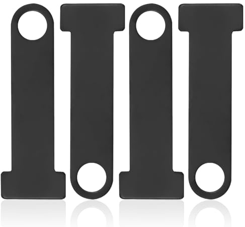 4 Pcs lucchetto casco moto, lucchetto a sgancio rapido per casco da moto, casco da moto in acciaio inox con lucchetto a D, antifurto intelligente per moto - nero.