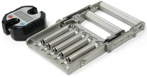 Conabaen Tester di forza di presa con display digitale, dinamometro manuale da 150 kg, rinforzante in acciaio inossidabile 304, manico antiscivolo, per allenamento muscolare fitness, esercizi