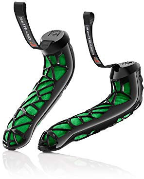 Drysure Active Shoe Dryer With Reuseable Moisture Absorber Insert. Dry Your Shoes Without Heat or Electricity. Suitable For Cycling & Running Shoes and Football Boots. (UK8-14, EU 42-47, Black Green)