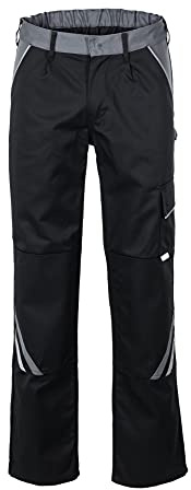 Planam 2711050 Highline Bundhose, Schwarz/Schiefer/Zink, Größe 50