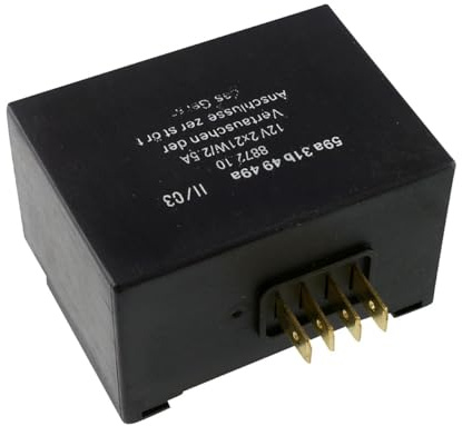 2EXTREME ELBA 12V Lade-/Blinkanlage kompatibel mit Simson S51, S70, SR50 | Blinkanlage mit integriertem Blinkerrelais für 4 Blinker mit 12V/21W Birnen; Code 8872.10/1, Vergleichsnummer 501911, Schwarz
