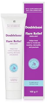 Doublebase Flare Relief Emollient for the Treatment and Relief of Dry Skin Conditions Such as Eczema, Psoriasis and Dermatitis, 100g Tube