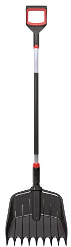 Prosperplast Rake Loader ILG2 2 in 1 Gartenschaufel Rechen und Schaufel Aluminiumstiel Multifunktionales Gartengerät 38,5cm Arbeitsbreite