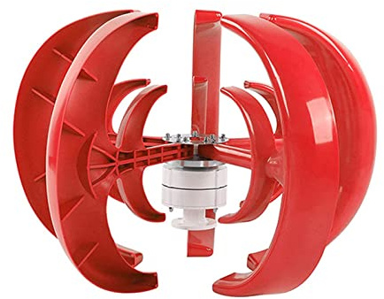 BAIYITONGDA Turbinas eólicas de 1000W, turbina aerogeneradora de 12V/24V, Motor de Viento para Barco de jardín con Eje Vertical con Controlador, Equipo productor de energía,12v