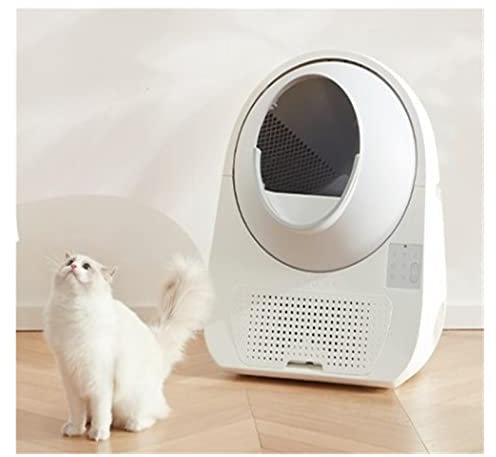 KOZWAY Scatola for lettiera autopulente Controllo App Monitoraggio della Salute del Gatto for Animali Domestici Toilette Automatica Smart Sandbox