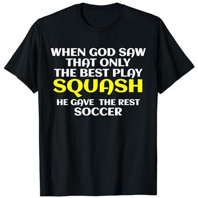 Squash Trainer Lustiger Squash Spruch Squash Spieler T-Shirt