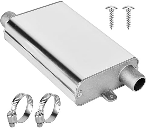 24mm Abgasschlauch Schalldämpfer, Standheizung Schalldämpfer Standheizung, Dieselheizung Abgasrohr, Schalldämpfer für Notstromaggregat, AbgasschalldäMpfer für Parkheizung Schalldämpfer Set