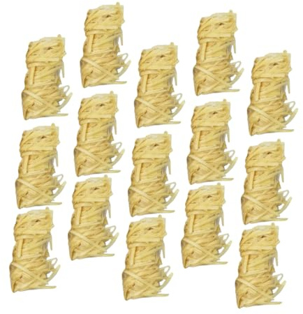 TOBBOMEY 50 Piezas Unidades Madera para Encendido Natural Iniciadores de Fuego para Barbacoas Estufas y Fogatas al Aire Accesorios para Camping