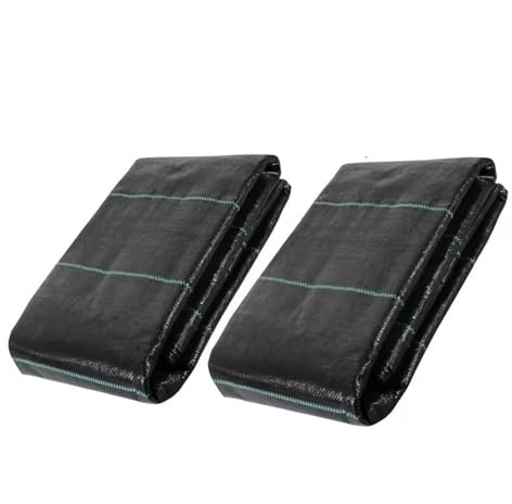 DIWAL Telo Pacciamatura Rotolo Barriera Erbacce UV Resistente Geotessile Copertura Terreno per Giardino, Orto, Prato, Terrazze, Vialetti, Aiuole, Esterni, Cortile, Serre, Paesaggistica(1m x 200m)