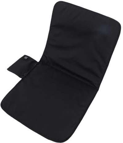 Luqeeg Cuscino Riscaldato con 3 Impostazioni di Calore, Cuscino Riscaldato USB, Pieghevole Portatile con Piccola Tasca Laterale per Pesca Campeggio Viaggi Escursioni Picnic