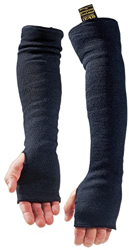 Mechanix Wear: Manchons de protection en Kevlar - Résistants à la chaleur et aux coupures - Lavables en machine - Pour soudage ou travail automobile (taille unique)