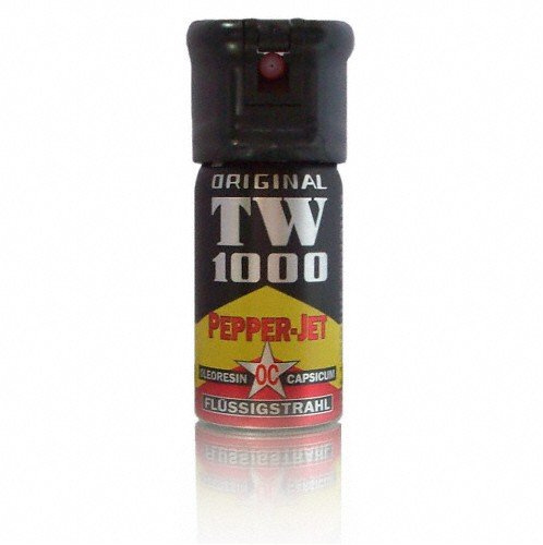 Hoernecke Pfefferspray Pepper-Fog FS MAN - Flüssigstrahl (40 ml) + Info Flyer Wissenswertes über Abwehrsprays