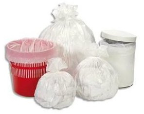 Boîte de 500 sacs poubelle 50 litres blanc 24 microns