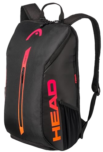 HEAD Tour Backpack 25 L, Schwarz/Flame - Amazon Exclusive