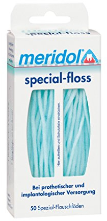 meridol special - floss - Flauschfäden, 1er Pack (1 x 50 Stück)