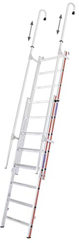 Hymer 609204 Einhänge-Schiebeleiter, 2x8 Sprossen