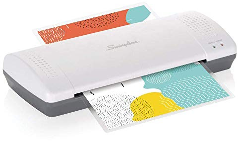 Swingline GBC Thermal Laminator Machine, Inspire, 9 Inch, Quick Warm-Up, 3 or 5 Mil, with 5 Standard Laminating Pouches for Home, Office and Classroom, Black (1701857)