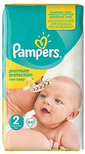 Pampers Windeln New Baby, Gr. 2 mini 3-6 kg, 44 Stück